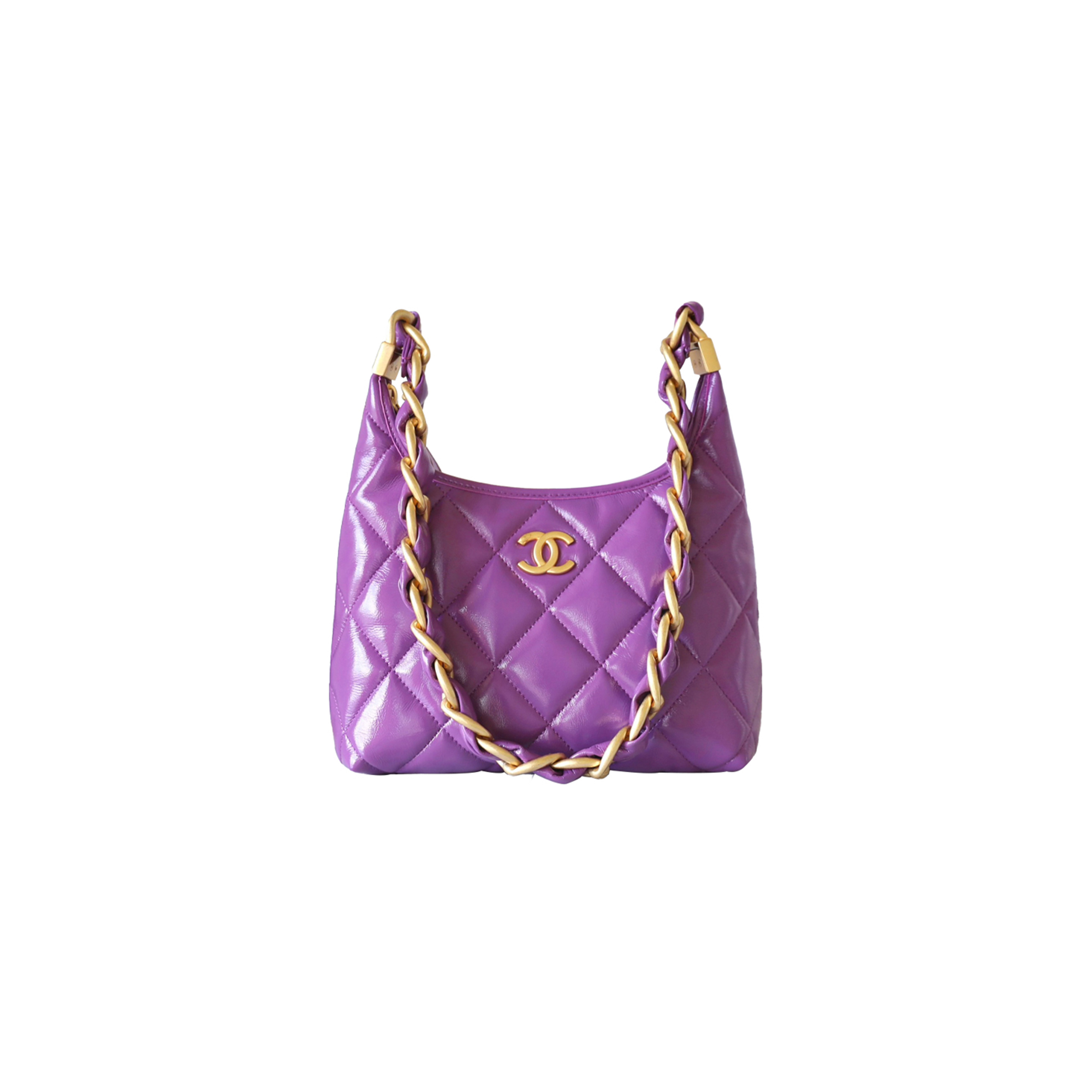 Ch*el master 24a chunky chain hobo underarm bag as4922 (22.5*19.5*8.5cm)